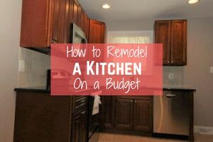 How to remodel a kitchen on a budget! 4 Easy (ish) projects you can DIY to save money on that kitchen remodel!