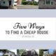 5 Ways to Find a Cheap House