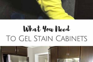 Things You Need For Gel Staining Cabinets