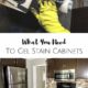 Things You Need For Gel Staining Cabinets