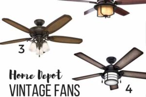 Vintage Ceiling Fans for Under $200