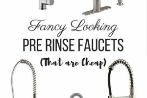 pre rinse kitchen faucets for our fixer upper