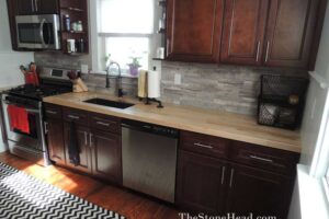 small kitchen remodel with the stone head diy kitchen design