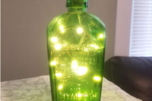 DIY Lighted Bottles